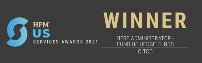 HFM US Awards 2021 Best Admin Fund of Hedge Funds